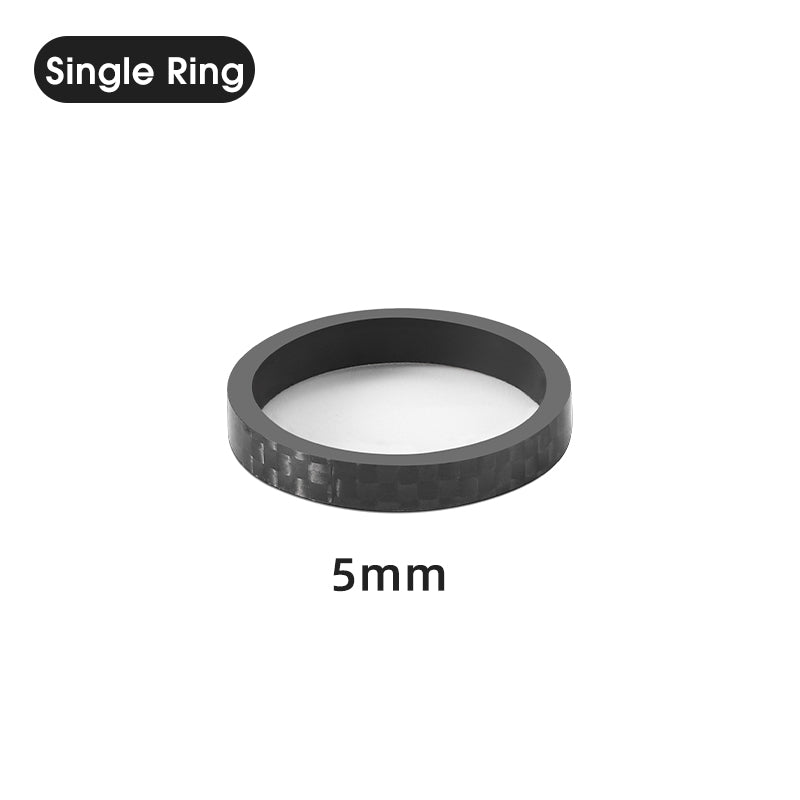 WEST BIKING 5mm Bicycle Stem Spacer Carbon Fiber Gasket MTB Bike Front Fork Spare Parts WEST BIKING 5mm Bicycle Stem Spacer Carbon Fiber Gasket MTB Bike Front Fork Spare Parts